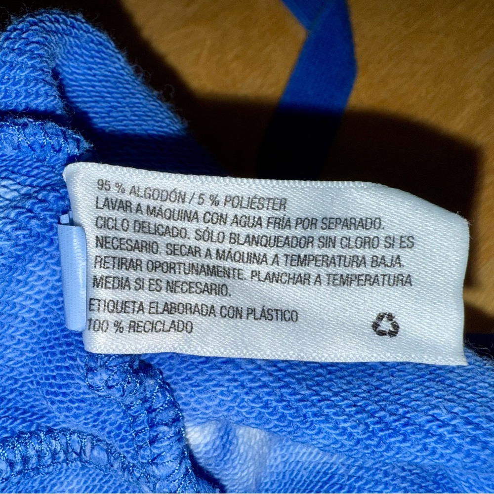 JoyLab Blue and White Cropped Tie-Dye Pants - Picture 8 of 8